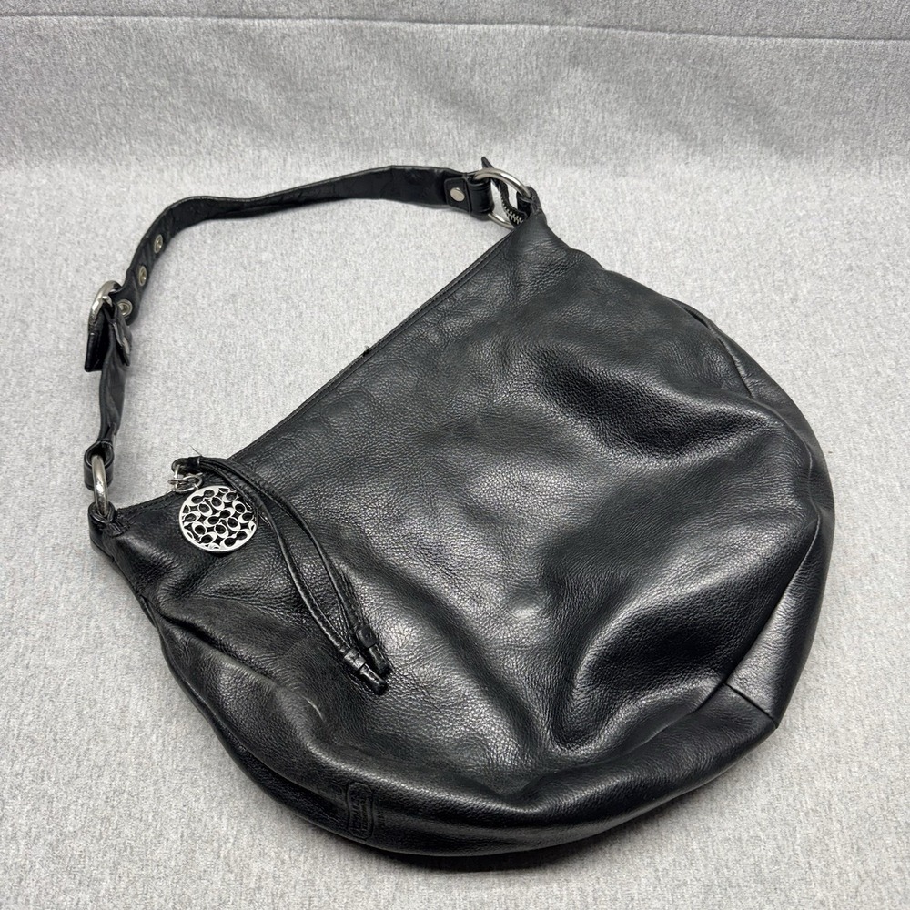 Coach Shoulder Bag Ali Leather Hobo B0969-13655 Soft Black Vintage Purse